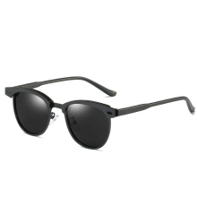 Sunglasses men fashion cycling TR90 European and American explosion models polarized sunglasses retro metal 0911